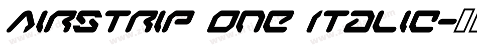 Airstrip One Italic字体转换
